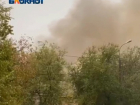 Огромный столб дыма сняли на видео в центре Волгограда