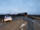 Водитель погиб в раскрошенной Lada под Волгоградом