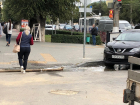 Затопленная коммунальщиками улица в Ворошиловском районе Волгограда попала на видео