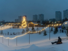 Снежные пушки заработали в центре Волгограда 