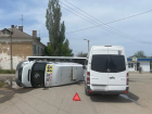 Появилось видео с места аварии с двумя маршрутками под Волгоградом