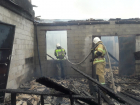 Крупный пожар в селе Волгоградской области тушили два часа: погиб мужчина