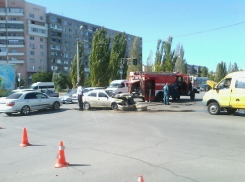 В Волжском от столкновения с Hyundai в пассажирской маршрутке произошел взрыв