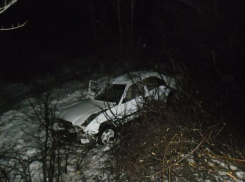 В Волгоградской области «Мерседес» с 5 людьми опрокинулся в кювет