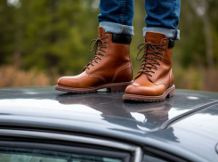 Бил и прыгал на капоте: волгоградец повредил мешающий ему внедорожник за 10 млн