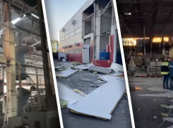 Взрыв на заводе напротив Строймолла и ТЦ: подробности ЧП в Волгограде и видео изнутри