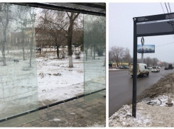 В Волгограде подсчитывают убытки новогодних праздников: вандалы разбили антивандальное стекло