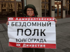 Требовавшие отставки Бочарова волгоградские дольщики приехали с пикетом к администрации президента РФ