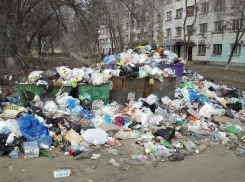 Мусоровоз забыл дорогу к общежитию на юге Волгограда, и двор утонул в грязи 