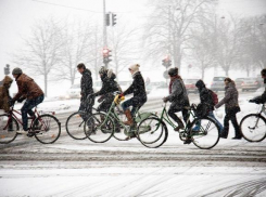На старый Новый год в Волгограде устроили велопарад