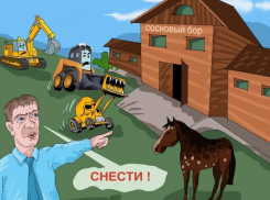 Известный художник нарисовал карикатуры по сносу «Соснового бора» в Волгограде