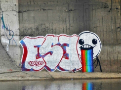 Задержан 19-летний житель Волгограда, разрисовавший стены речпорта