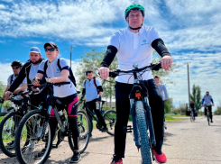 В Котельниково прошел велопробег по памятным местам