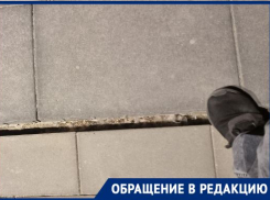 Плитка «поплыла» в отремонтированном сквере на севере Волгограда 