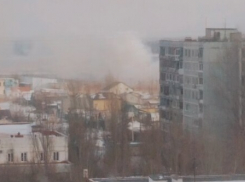 На юге Волгограда пожар в частном секторе