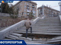 Лестница амфитеатра обвалилась в Волгограде после визита Медведева 