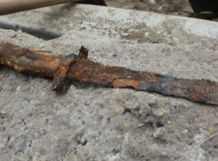  На «Красном Октябре» в Волгограде во время раскопок нашли ценный нож-штык