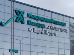 Волгоградцев взбесила реклама маркетплейса на фасаде аэропорта