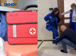 Из-за отказа надевать бахилы врачи скорой требовали вывести волгоградку с давлением под 220 в коридор: видео