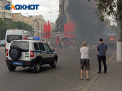 Названы первые детали ЧП с загоревшимся фургоном «Концессий» в Волгограде