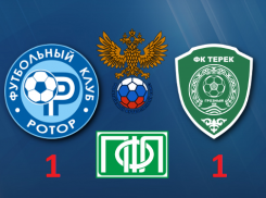 В Волгограде «Ротор» сыграл вничью с грозненским «Тереком-2»