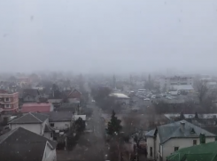 Волгоград накрыл мартовский снег 