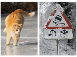 МЧС предупреждает волгоградцев о гололеде 