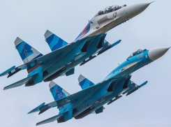Знаменитую «петлю» завернули «Соколы России» в небе над Камышином