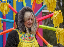 Мороз и гололед не сдают позиций в Волгограде в масленичное воскресенье