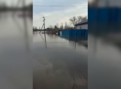 Накрывший жилые дома разлив реки Терса попал на видео в Елани