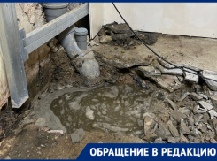 Смывают фекалии в ателье: показываем канализационное ЧП в Волгограде