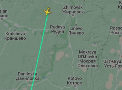 Зарегистрированный в США самолет вылетел из Волгоградской области на юг России 