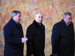 «Нам снова угрожают танками Leopard, воюют руками бандеровцев»: речь Путина в Волгограде