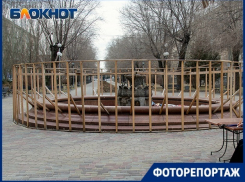 Мундиаль прошел: разрушенный фонтан на бульваре в центре Волгограда попал в объектив фотографа