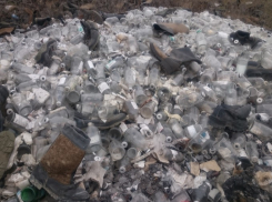 На Горной Поляне медотходы выбросил мусороперевозчик