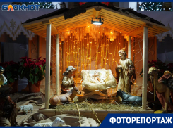 В Волгограде в католическое Рождество начался снегопад: фоторепортаж последней субботы 2021 года