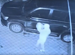 Поджог двух ВИП-авто попал на видео в Волгоградской области