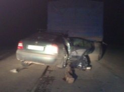 Под Волгоградом водитель Skoda врезался в стоящий КамАЗ: двое погибли 