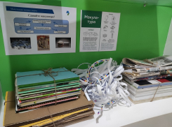 «Ситиматик-Волгоград» оформил витрину в «Музее не мусора», посвященную бумаге