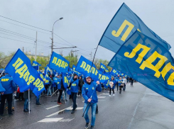 Более 1000 человек вышли под флагами ЛДПР на праздновании Первомая в Волгограде
