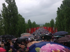 К «Бессмертному полку» в Волгограде присоединились 10 тысяч человек