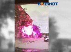Опубликовано видео взрыва дома в Волгограде
