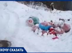 «Женщина возит мусор на работу в маршрутке», - жители частного сектора в Волгограде  жалуются на безобразный вывоз мусора