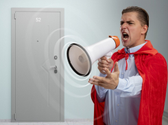 Решаем вопрос шумоизоляции с помощью входных дверей