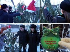 В Волгограде приставы «выбивают» долги елками