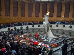 На Мамаевом кургане увековечили имена 17 тысяч защитников Сталинграда