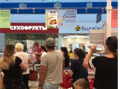 Жители Волгограда пожаловались на гигантские очереди в «Ашане» в пандемию