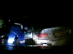 Под Волгоградом задержание пьяного лихача со стрельбой попало на видео 