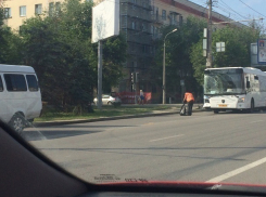 Молодая женщина пострадала при столкновении автобуса «Питеравто» и маршрутки в Волгограде