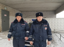 Волгоградка рассказала о спасших ее сотрудниках ГИБДД